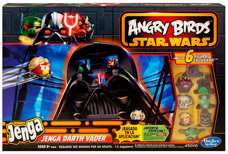 Star Wars Angry Birds jenga para niños